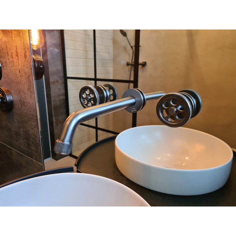 Bateria Umywalkowa Podtynkowa z Korkiem MURO