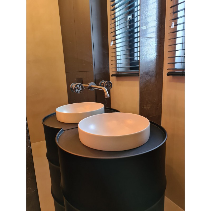 Bateria Umywalkowa Podtynkowa z Korkiem MURO