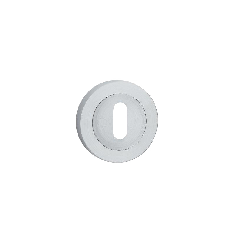 Szyld Okrągły Klucz Chrom Mat do Klamki RITA