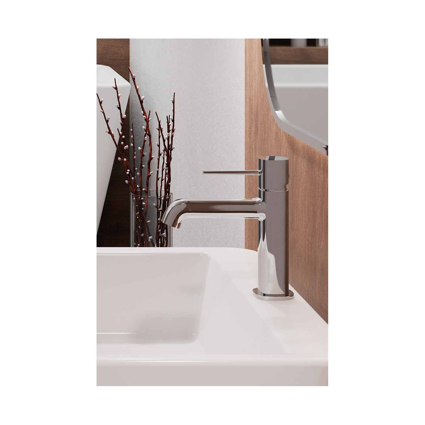 Bateria Umywalkowa Chrom Pola Bateria Umywalkowa Chrom Pola