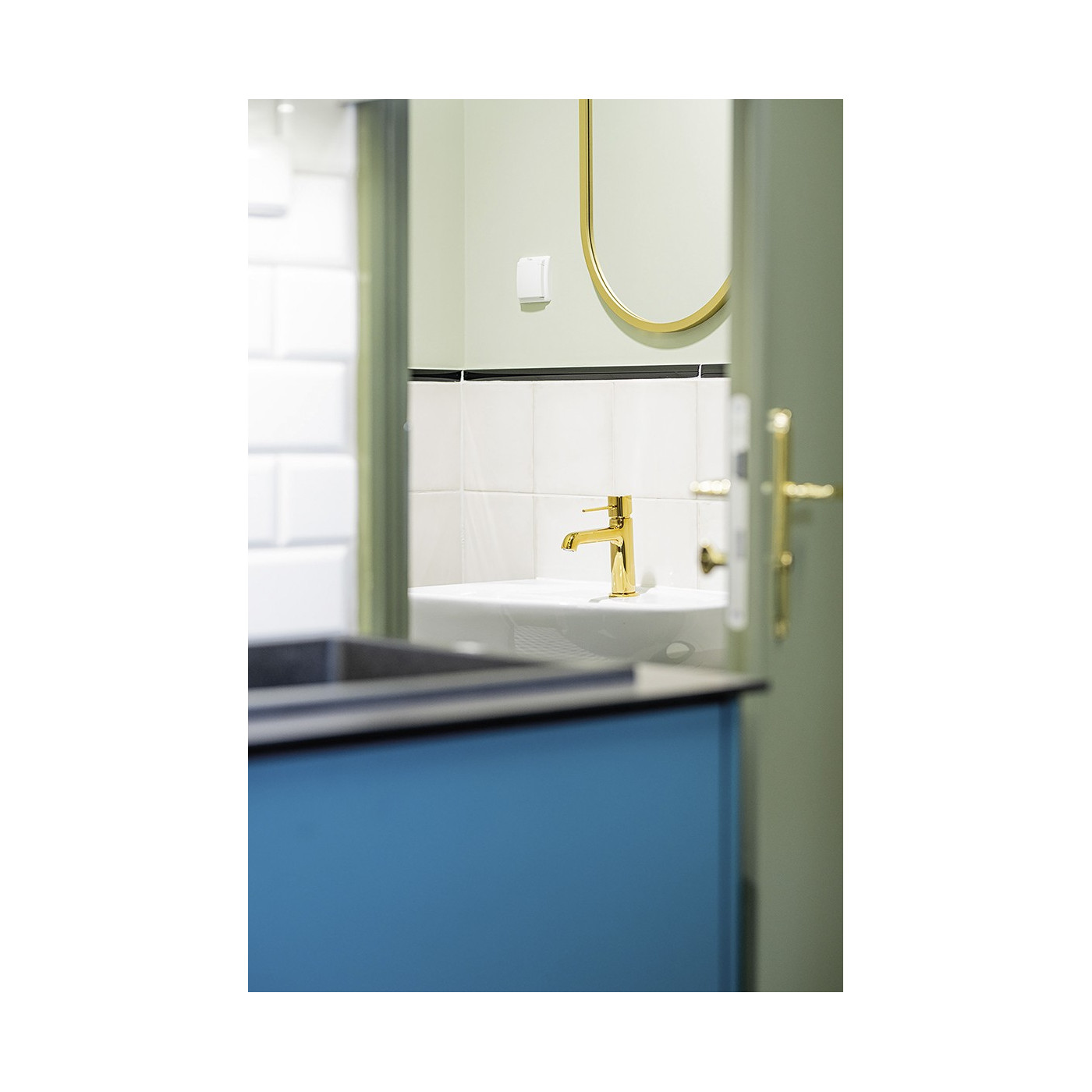 Bateria Umywalkowa Stojąca Złota Pola