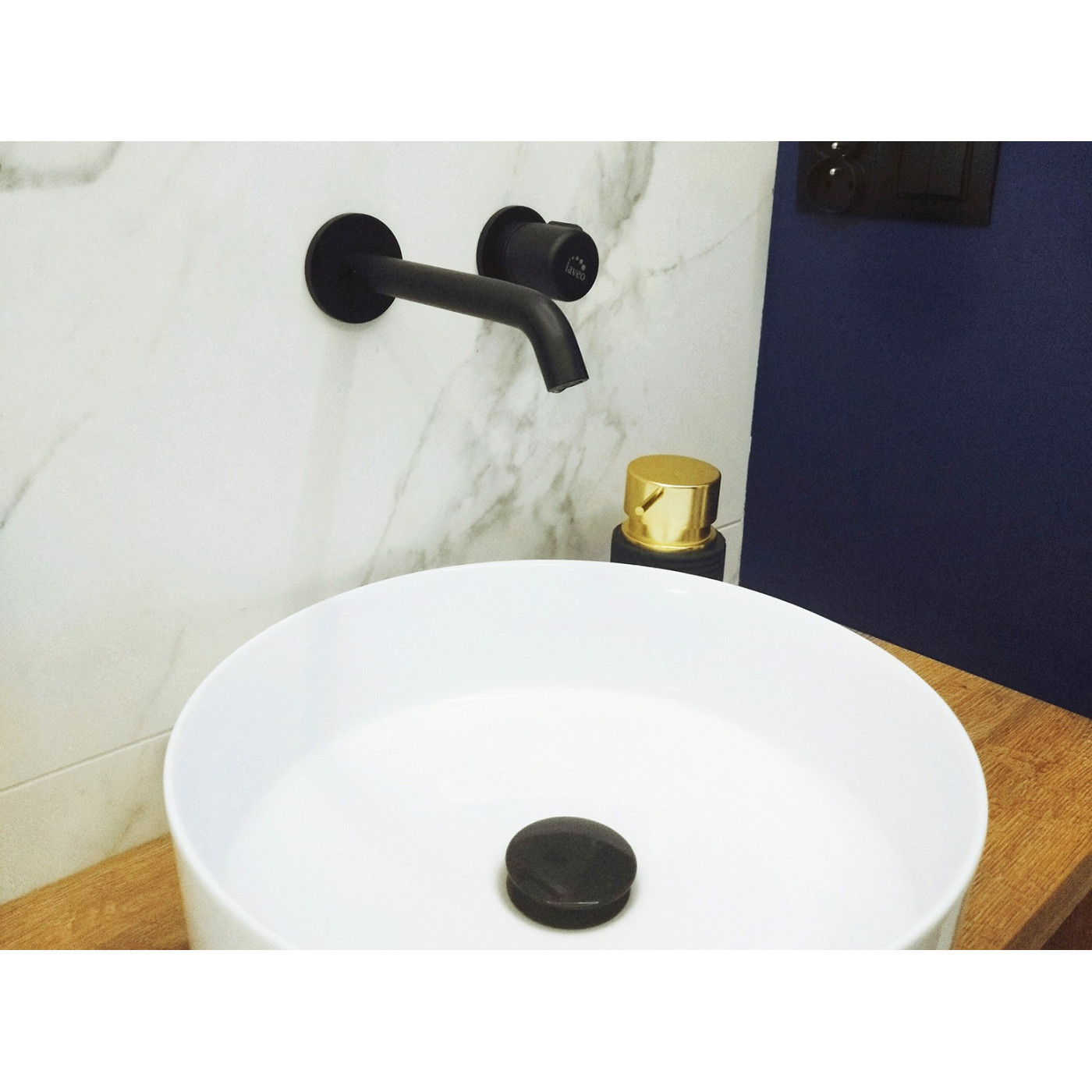 Bateria Umywalkowa Podtynkowa Pretto Czarny