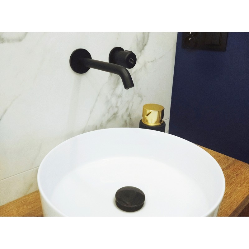 Bateria Umywalkowa Podtynkowa Pretto Czarny