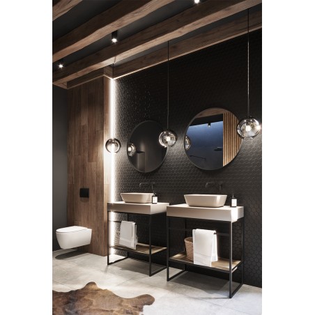 Bateria Umywalkowa Podtynkowa Pretto Czarny