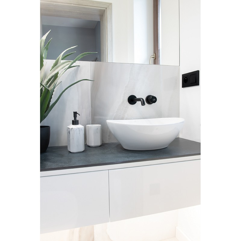 Bateria Umywalkowa Podtynkowa Pretto Czarny