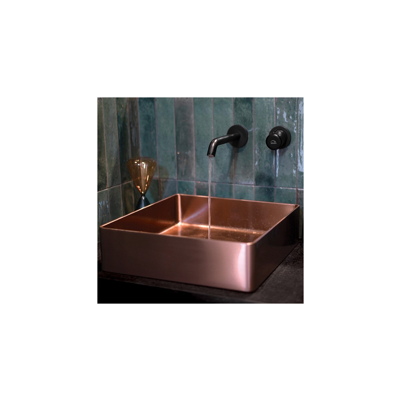 Bateria Umywalkowa Podtynkowa Pretto Czarny