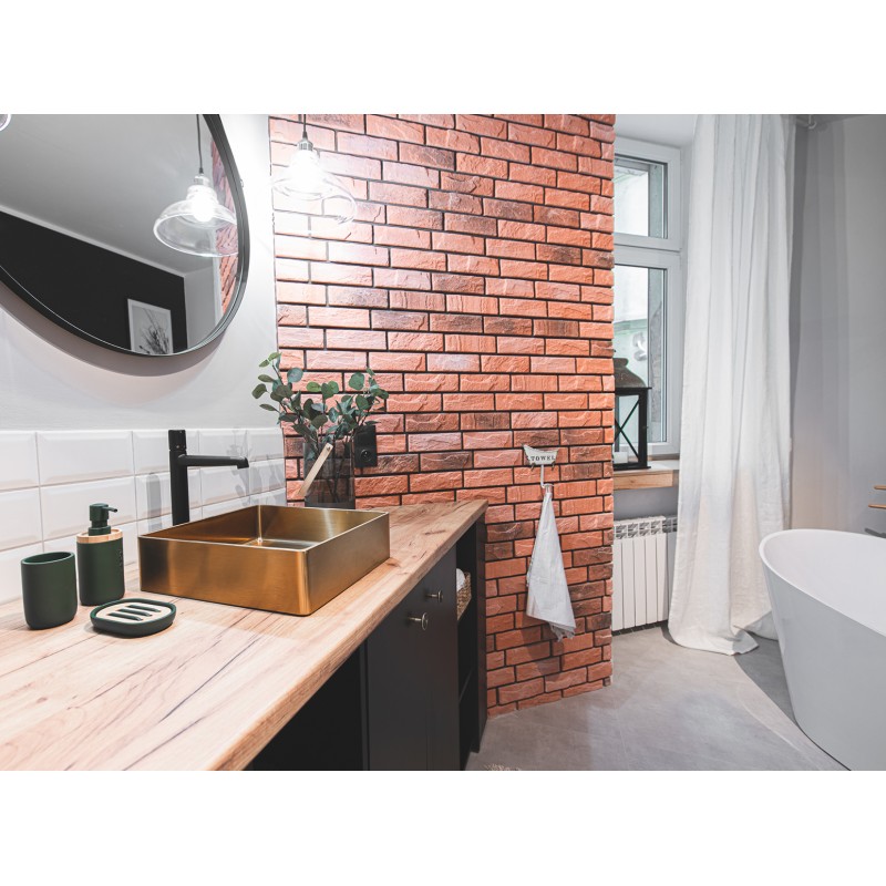 Bateria Umywalkowa Stojąca Nablatowa Pretto Czarna