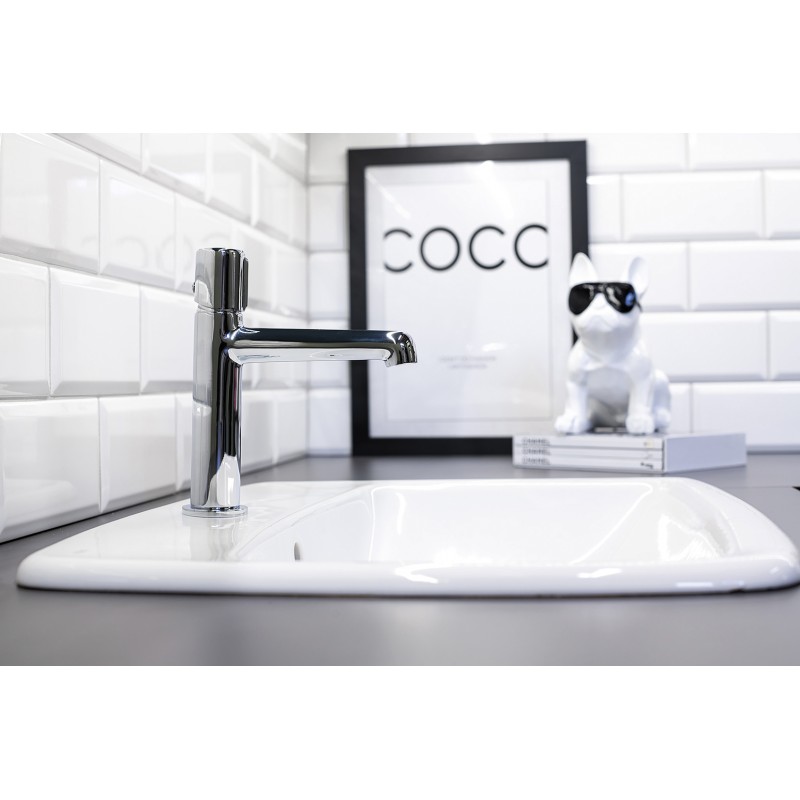 Bateria Umywalkowa Stojąca Pretto Chrom