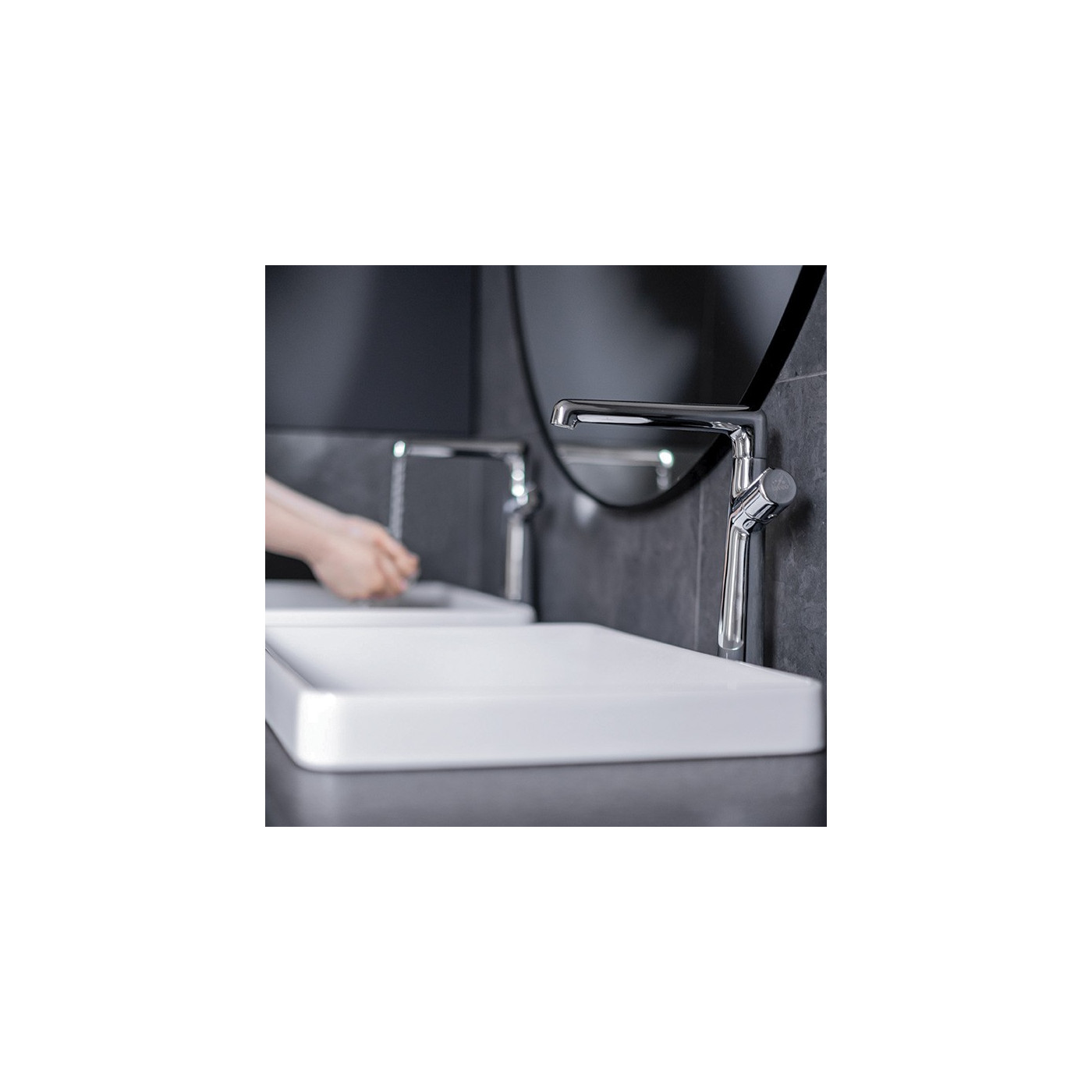 Bateria Umywalkowa Stojąca L Pretto Chrom Bateria Umywalkowa Stojąca L Pretto Chrom