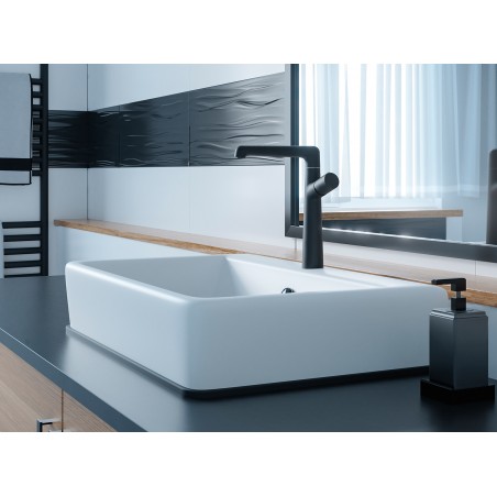 Bateria Umywalkowa Stojąca L Pretto Czarny