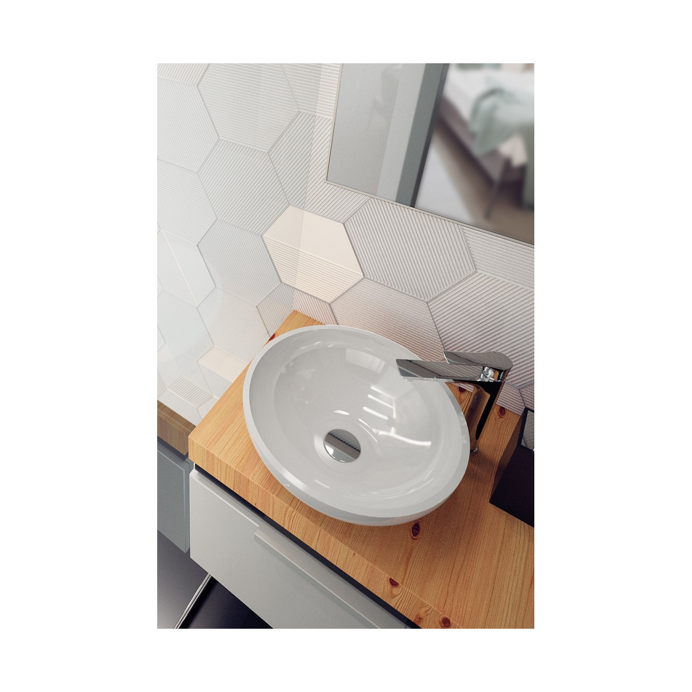 Bateria Umywalkowa Stojąca Nablatowa RAILA Bateria Umywalkowa Stojąca Nablatowa RAILA