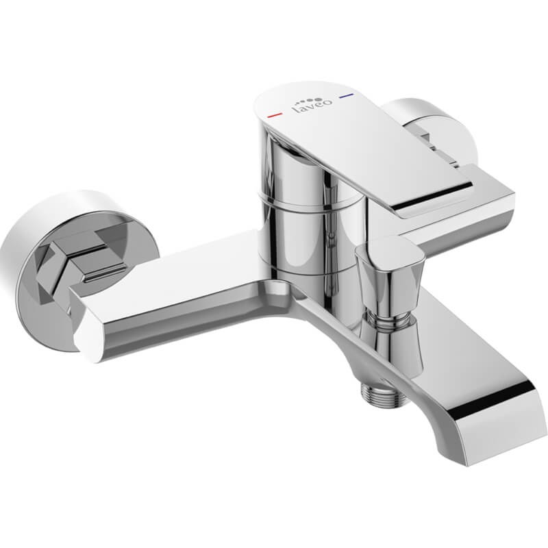 Bateria Wannowa Ścienna LARGO Chrom