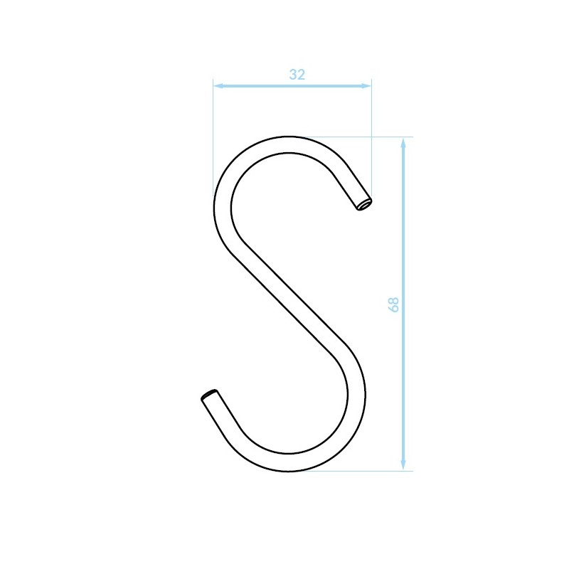 Haczyki Uchwyty na Reling Kuchenny Szare Chrom Mat Haczyki Uchwyty na Reling Kuchenny Szare Chrom Mat