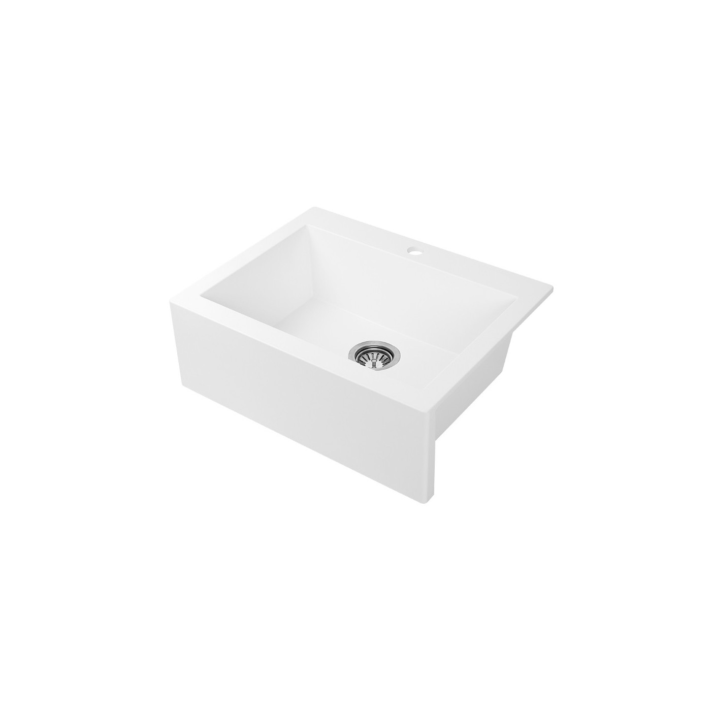 Zlew Zlewozmywak Granitowy Biały KOMODO Zlew Zlewozmywak Granitowy Biały KOMODO