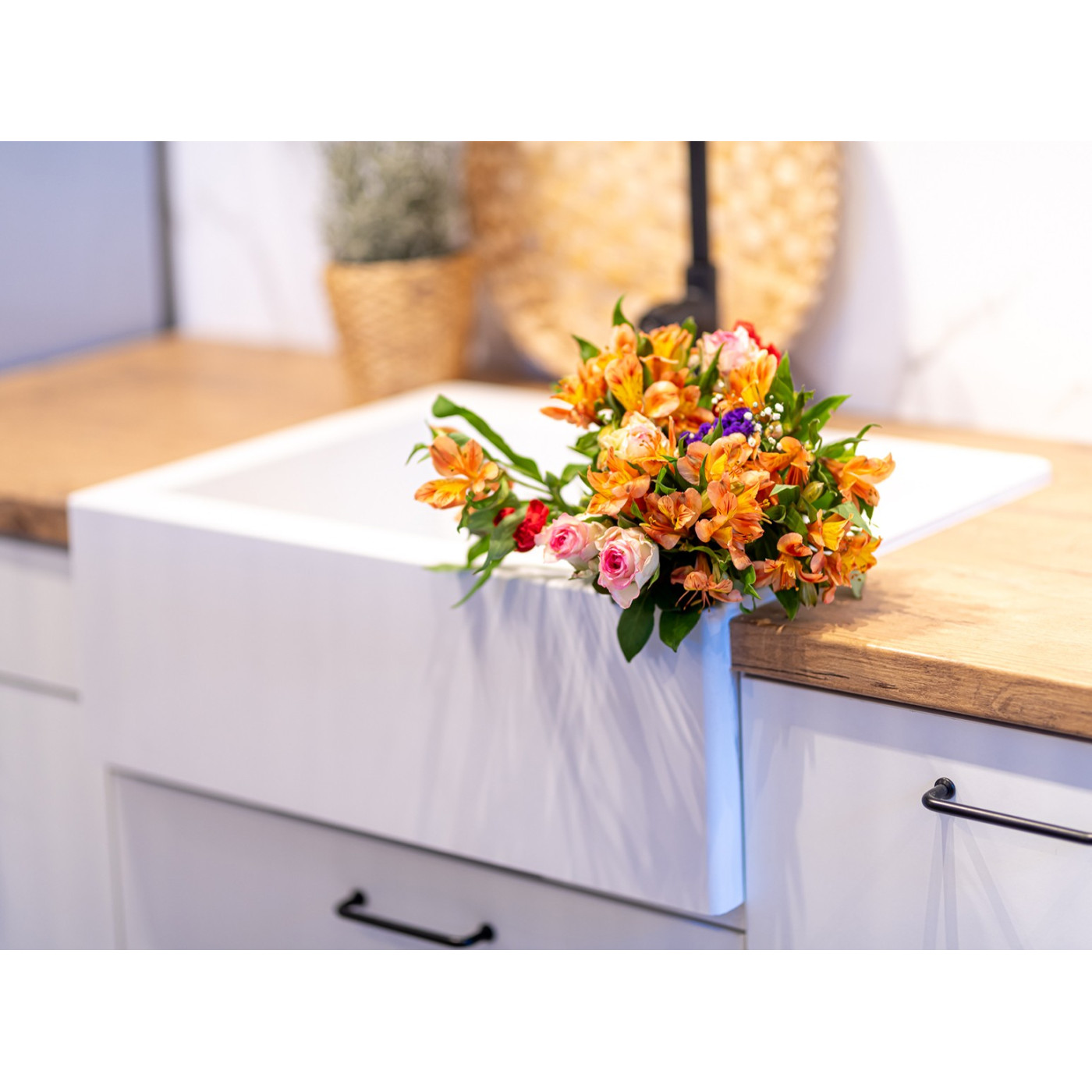 Zlew Zlewozmywak Granitowy Biały KOMODO