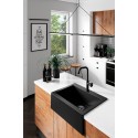 Zlew Zlewozmywak Granitowy Czarny KOMODO