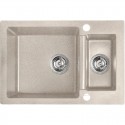 Zlew Zlewozmywak Granitowy Beżowy 1,5 Komorowy Zlew Zlewozmywak Granitowy Beżowy 1,5 Komorowy