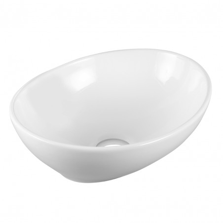Okrągła Umywalka Nablatowa Ceramiczna DESNA