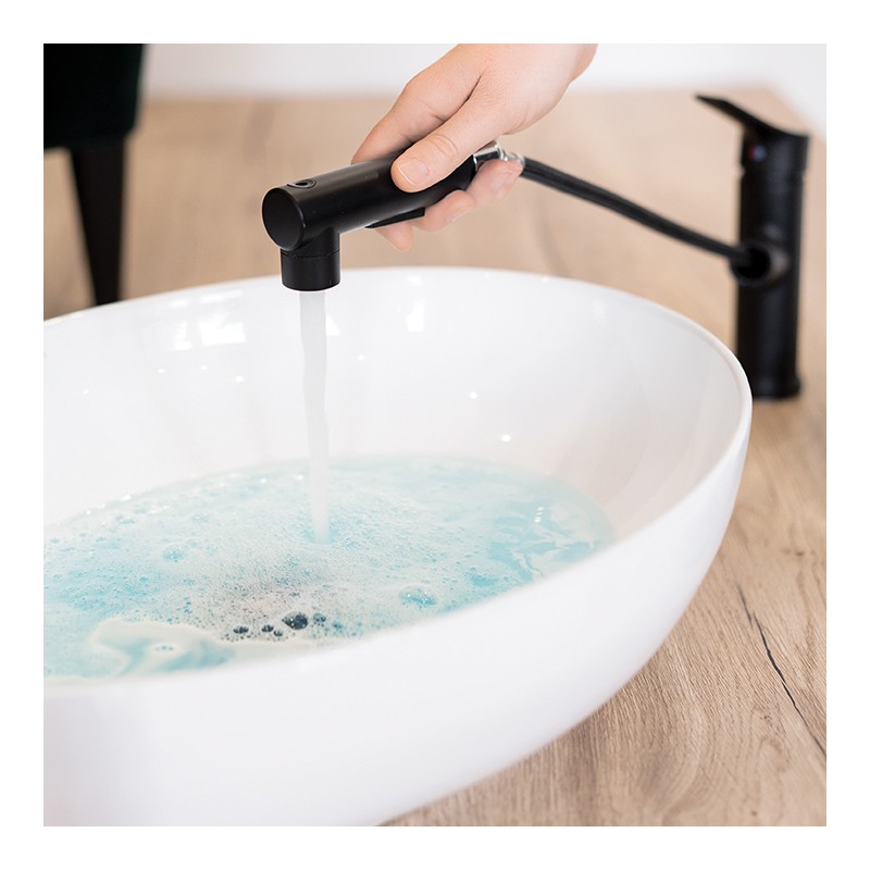 Umywalka Nablatowa Ceramiczna Owalna Biała DESNA