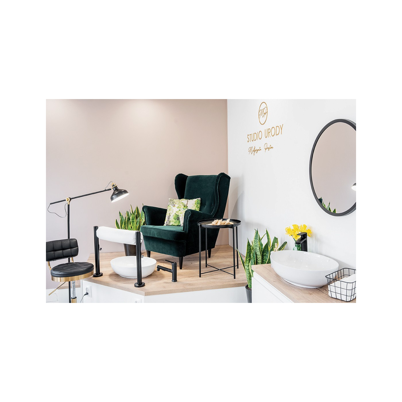 Umywalka Nablatowa Ceramiczna Owalna Biała DESNA