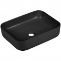Umywalka Nablatowa Ceramiczna Czarna MOGAMI Umywalka Nablatowa Ceramiczna Czarna MOGAMI