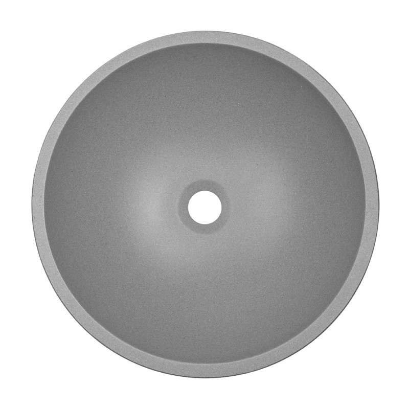 Umywalka Nablatowa Granitowa Szara AMBER