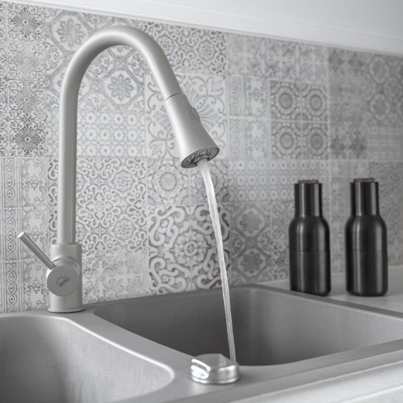 Bateria Zlewozmywakowa Stojąca z Wciąganą Wylewką DARU Bateria Zlewozmywakowa Stojąca z Wciąganą Wylewką DARU