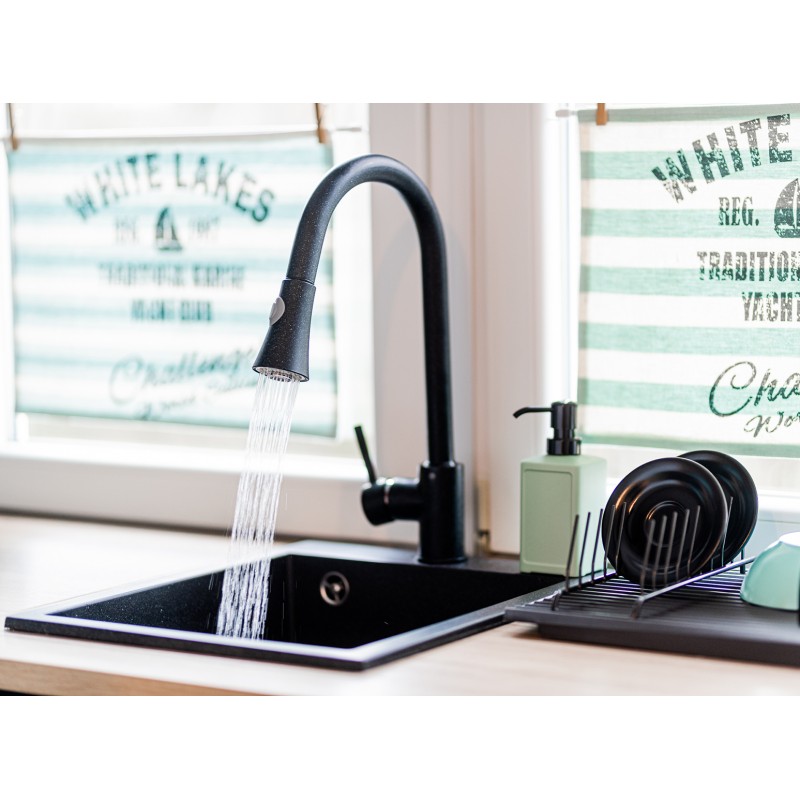 Bateria Zlewozmywakowa Stojąca z Wciąganą Wylewką DARU Bateria Zlewozmywakowa Stojąca z Wciąganą Wylewką DARU