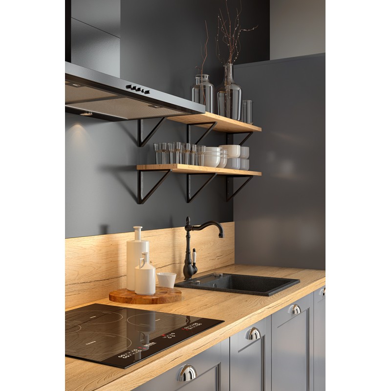 Bateria Zlewozmywakowa Stojąca Czarna EVORA BAE_765D Bateria Zlewozmywakowa Stojąca Czarna EVORA BAE_765D