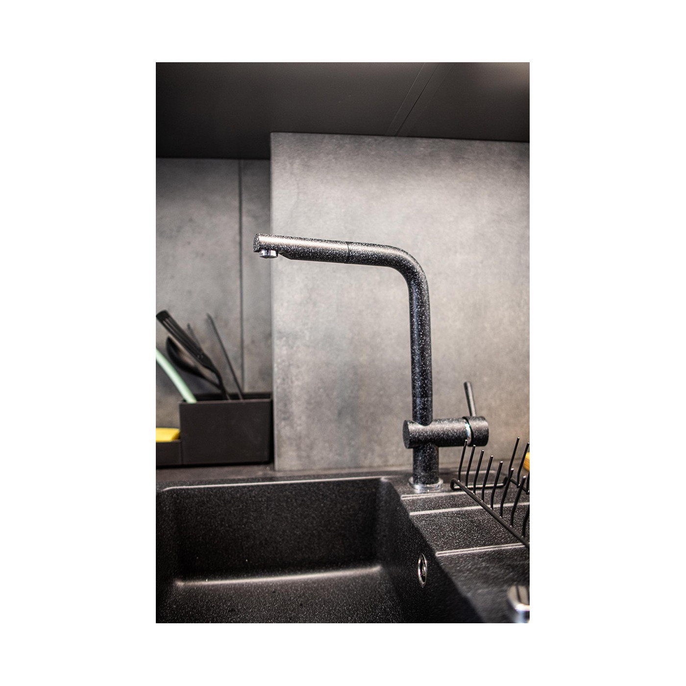 Bateria Zlewozmywakowa Kuchenna z Wyciąganą Wylewką