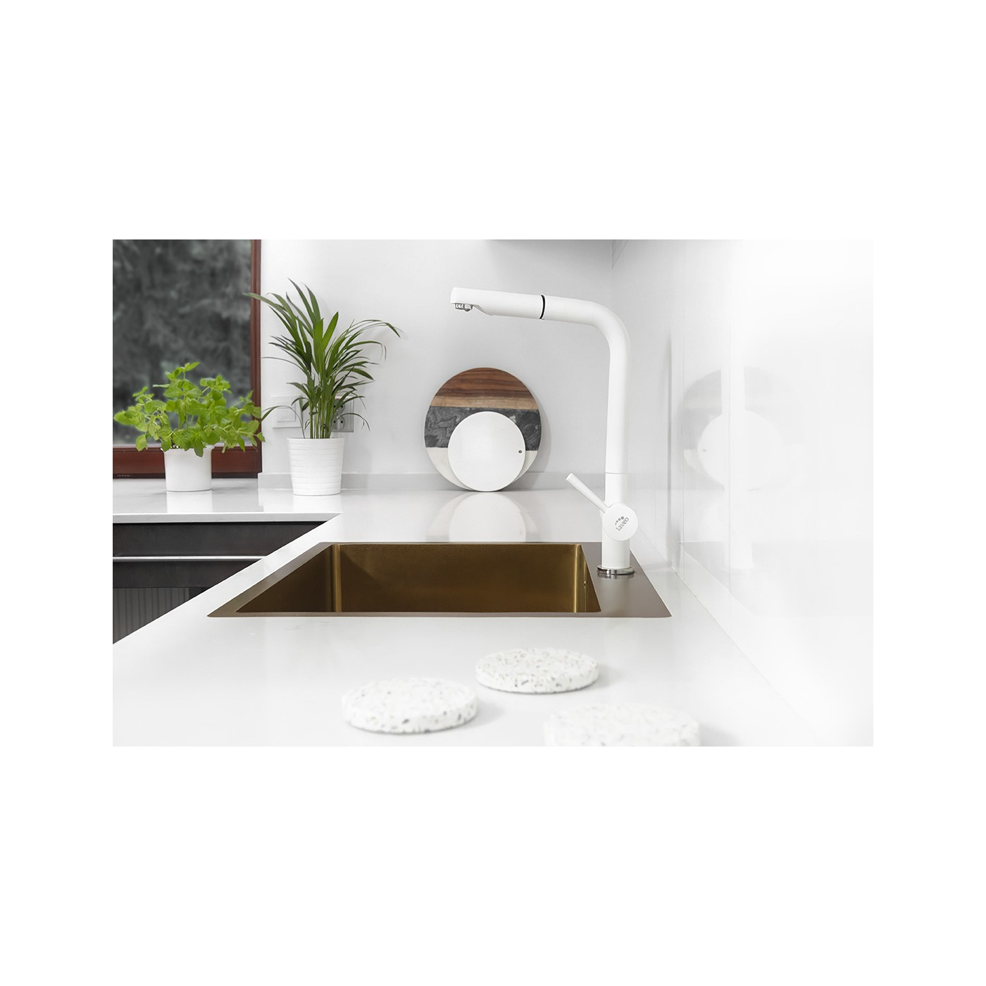 Bateria Zlewozmywakowa Kuchenna z Wyciąganą Wylewką Bateria Zlewozmywakowa Kuchenna z Wyciąganą Wylewką