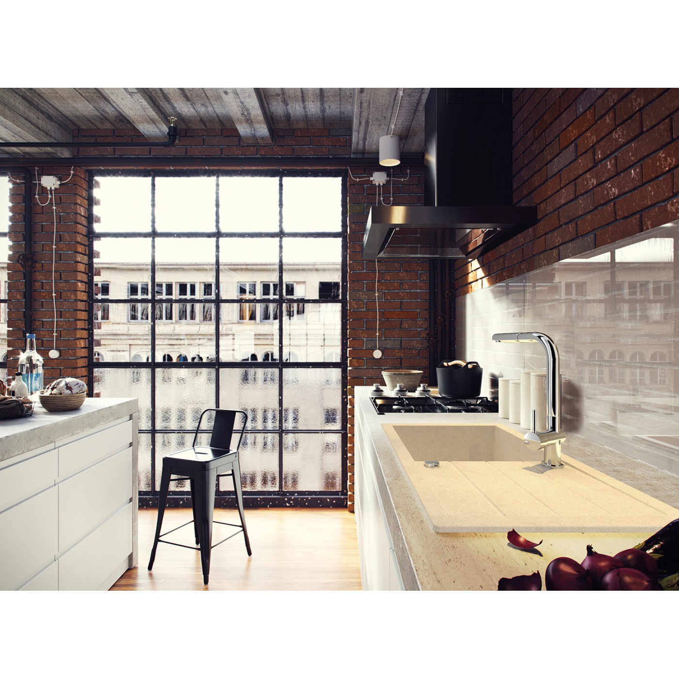 Bateria Zlewozmywakowa Kuchenna z Wyciąganą Wylewką Bateria Zlewozmywakowa Kuchenna z Wyciąganą Wylewką