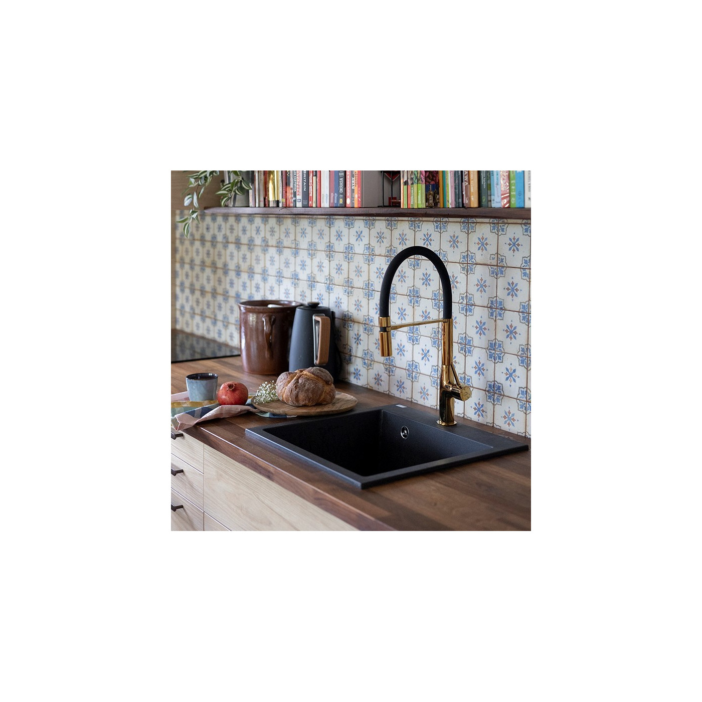 Bateria Zlewozmywakowa z Elastyczną Wylewką POLA Bateria Zlewozmywakowa z Elastyczną Wylewką POLA