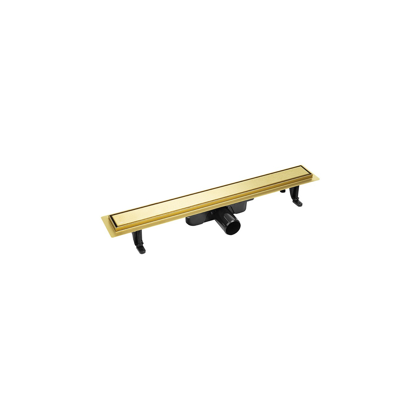 Odpływ Liniowy 60 cm Niski BASSO Złoty COB_G60D