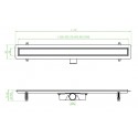 Odpływ Liniowy 60 cm Niski BASSO INOX