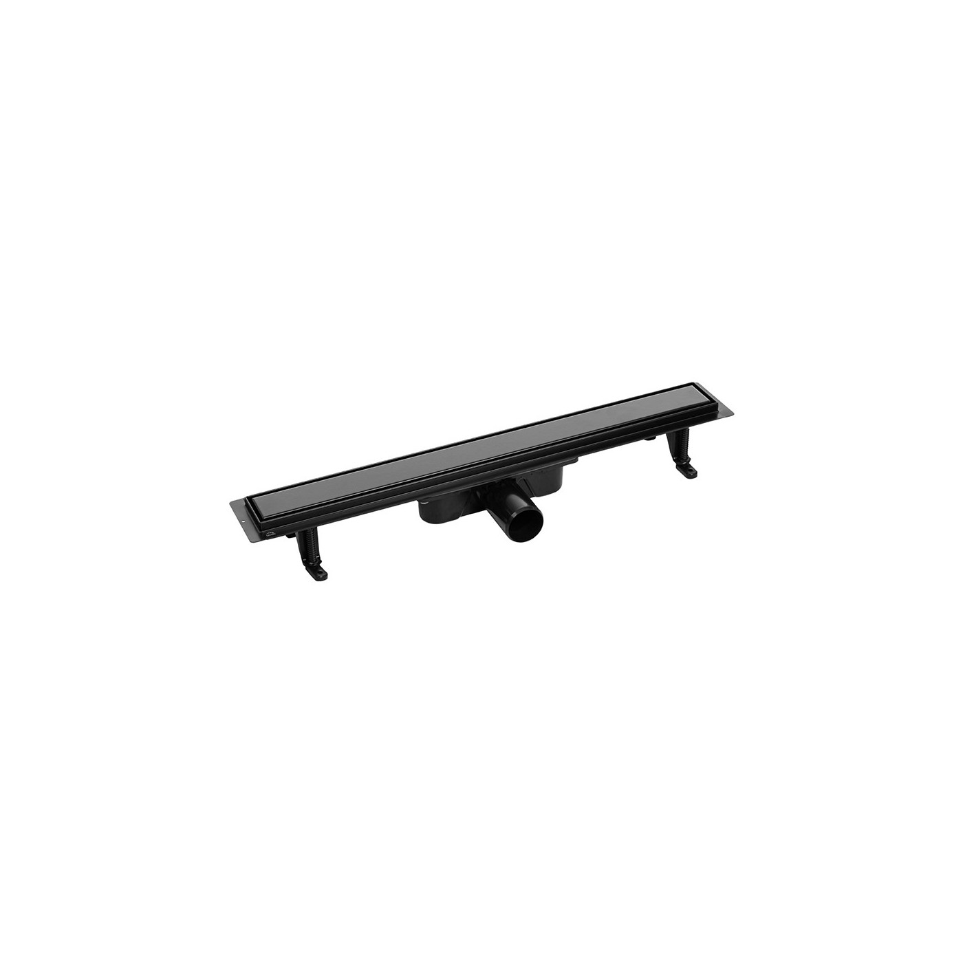 Odpływ Liniowy 70 cm Niski BASSO Czarny