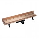 Odpływ Liniowy 60 cm Przyścienny Różowe Złoto