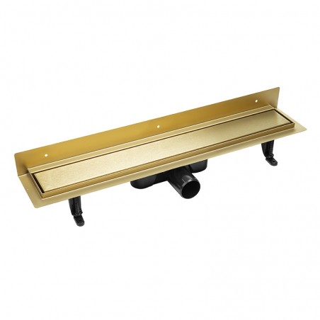 Odpływ Liniowy 70 cm Przyścienny Złoty COB_G71D