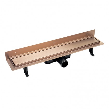 Odpływ Liniowy 70 cm Przyścienny Różowe Złoto