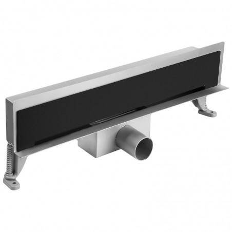 Odpływ Ścienny 40 cm Czarny BURGO