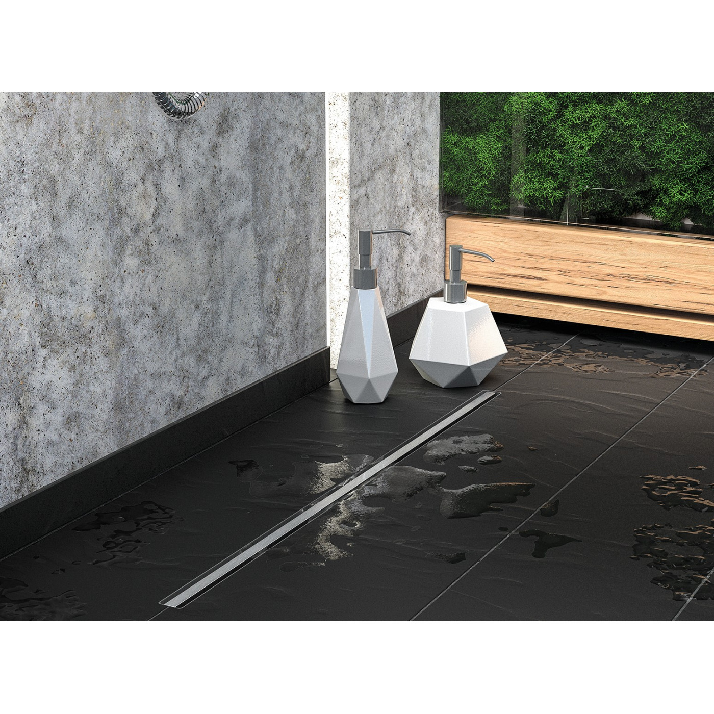 Odpływ Liniowy 50 cm INOX Slim COS_250D Odpływ Liniowy 50 cm INOX Slim COS_250D