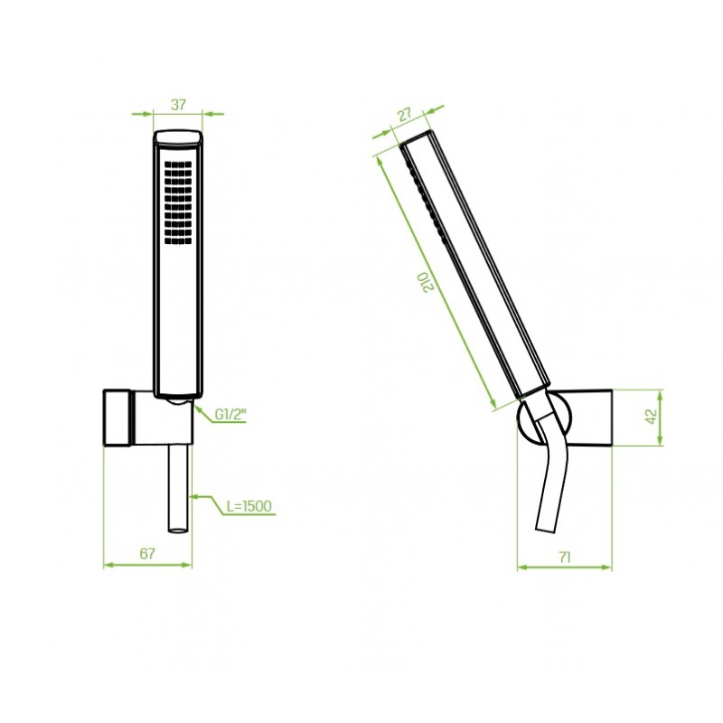 Zestaw Natryskowy Punktowy Złoty POLA Zestaw Natryskowy Punktowy Złoty POLA