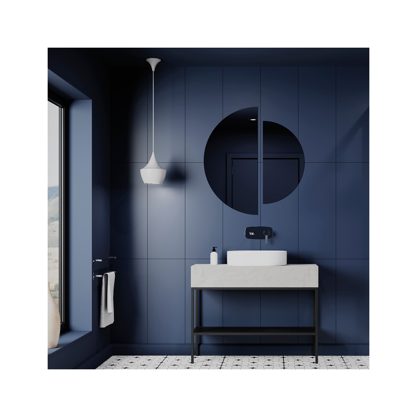 Wieszak na Ręcznik Ścienny Chrom MIRI