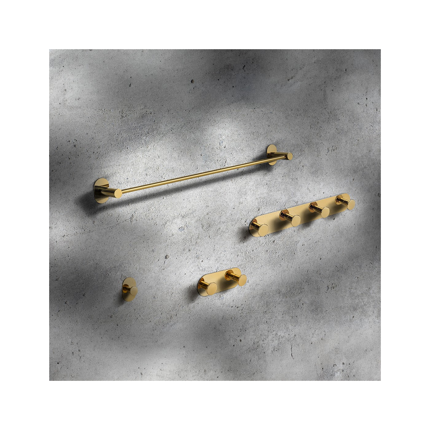 Wieszak na Ręcznik Ścienny Złoty MIRI Wieszak na Ręcznik Ścienny Złoty MIRI