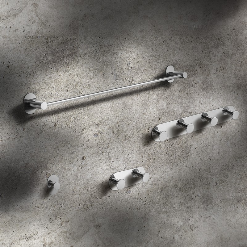 Wieszak do Łazienki Ścienny Chrom MIRI