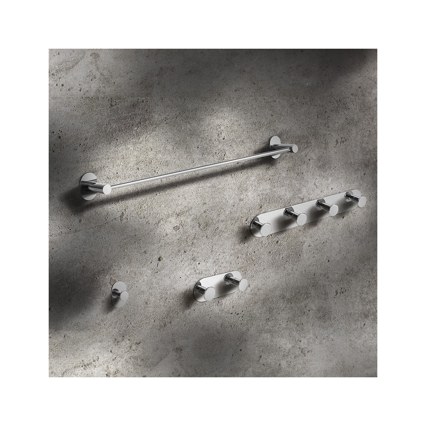 Wieszak do Łazienki Ścienny Chrom MIRI