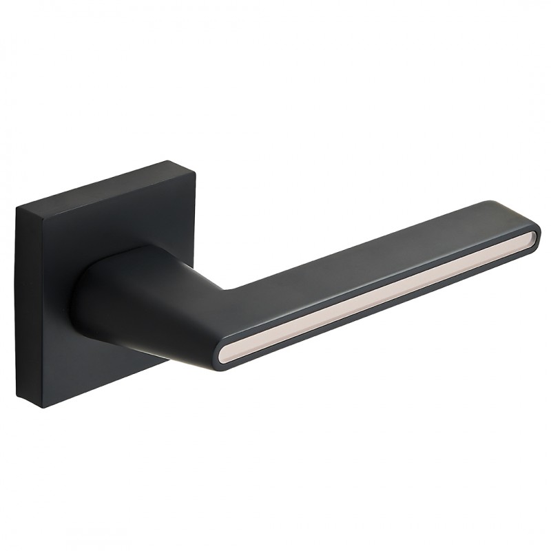 Klamka Wewnętrzna ELIKA II Czarna / Różowa