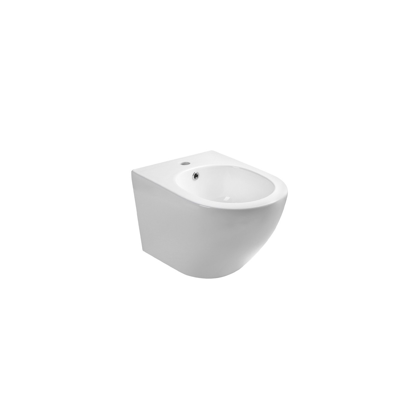Bidet Wiszący z Otworem na Baterię Ukryte Mocowanie