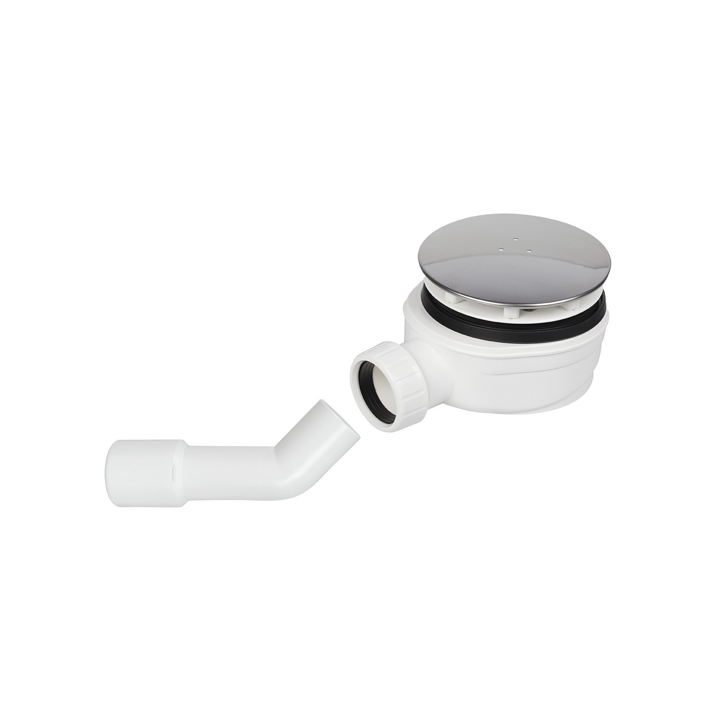 Syfon do Brodzika Suchy Syfon do Brodzika Chrom 90 mm