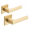 Klamka do Drzwi Wewnętrznych Złota KVADRATO